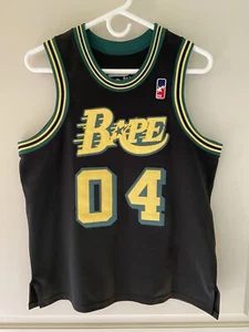 Trikot BAPE #04 schwarz/gelb/grün Größe S - Bild 1 von 3