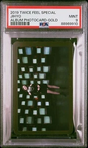 2019 TWICE Jihyo Feel Special Album Gold Trading Card Photocard PSA 9 POP 2 - Picture 1 of 3