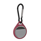 Protective Case for Apple AirTag Pendant Scratch-Proof Keychain TPU Dark Red