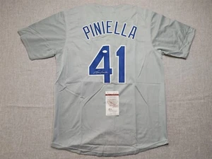 LOU PINIELLA SIGNED AUTO CHICAGO CUBS GREY JERSEY JSA AUTOGRAPHED - Picture 1 of 2