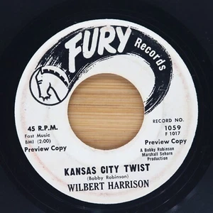 WILBERT HARRISON - KANSAS CITY TWIST / LET'S STICK TOGETHER - SOUL 45 *PROMO* - Foto 1 di 2