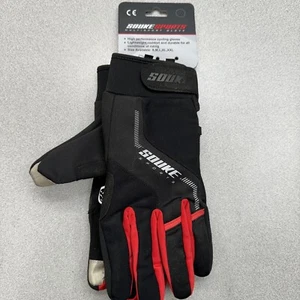 Souke Sports Windproof Cycling Gloves Size XXL ST1903 Black, Red & White - Picture 1 of 7