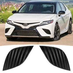 For 2018-2020 Toyota Camry SE XSE Front Bumper Fog Light Cover Bezel Left+Right - Picture 1 of 7