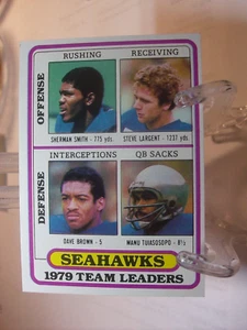 1980 Topps Football Card    #57 Seattle Seahawks TL, CL    (93569) - Picture 1 of 2