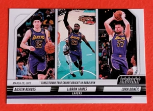 CARTE MAGLIA LUKA DONCIC LAKERS #1/603 LEBRON JAMES AUSTIN REAVES PANINI INSTANT - Foto 1 di 2