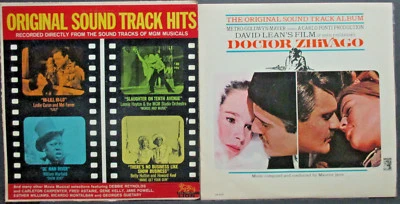ORIGINAL SOUND TRACK HITS/DOCTOR ZHIVAGO VINYL LOT OF 2,SLAUGHTER ON 10TH AVE,EX - Image 1 of 2