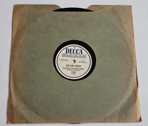 BING CROSBY Shellac 78 rpm PROMO 10" Without A Word Of Warning Girl Friend DECCA - Picture 1 of 6