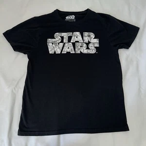 Star Wars Logo T-Shirt - NEW Officially Licensed Classic Black & White Graphics  - Picture 1 of 11