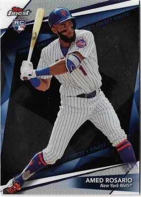 2018 Topps Finest Basebal Finest Firstsl  RC ROOKIE #FF-AR Amed Rosario  MINT - Image 1 of 2