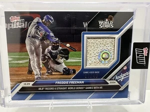 2024 Topps Now Freddie Freeman World Series Game - Used Base Relic Blue 17/49 - Bild 1 von 14