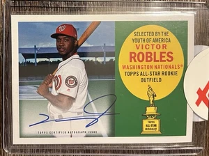 2020 Topps Archives Victor Robles 1960 Rookie All-Stars Auto # /99 - Bild 1 von 4