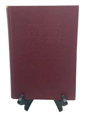 Vintage 1939 Authentic Librettos of the French and German Operas Hardcover Book - Image 1 of 4