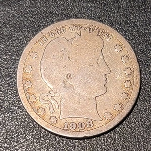 1908-D BUEN CUARTO DE BARBERO - Imagen 1 de 2