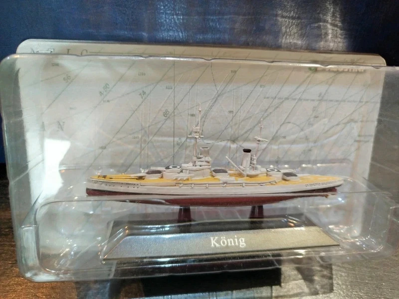 Modellino nave da guerra die cast de agostini konig 1:1250 # - Bild 1 von 1