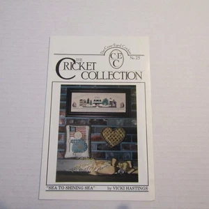 THE CRICKET COLLECTION Sea to Shining Sea Cross Stitch Chart NEW LOT#19 - Picture 1 of 2