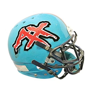 Casco usado Kevin Peoples Memphis Maniax 2001 XFL juego - Imagen 1 de 6