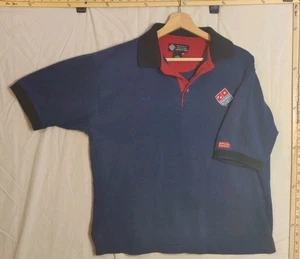 Domino's Pizza Uniform Shirt Large From Mid 2000's - Picture 1 of 7