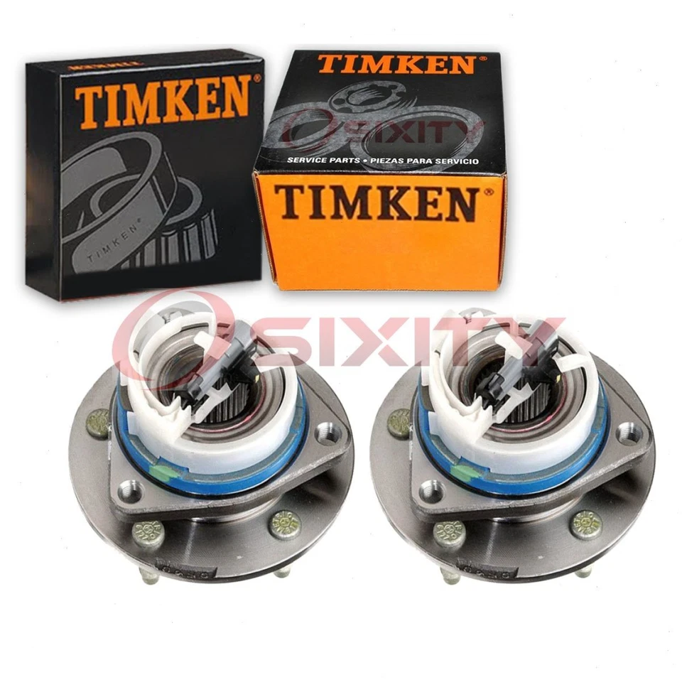 2 pc Timken Front Wheel Bearing Hub Assembly for 2001-2005 Buick Park Avenue uf - Image 1 of 4