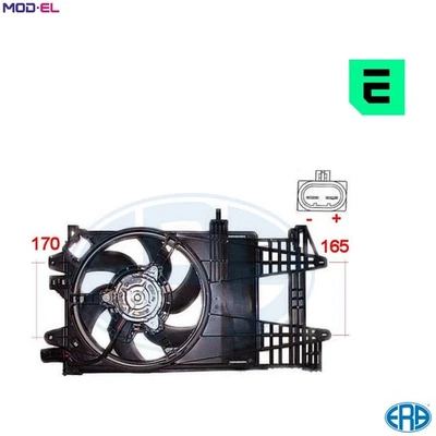 FAN ENGINE COOLING 352014 FOR FIAT PUNTO/Hatchback/Van 188A4.000/A5.000 1.2L - Image 1 of 4