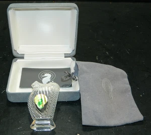 Waterford Kristall Harfe in Box, mit Beutel und Info 2,63" x 1,68" x,75" TOP - Bild 1 von 9