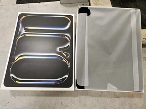 *Brand New* Apple 13-inch iPad Pro M4 Wi-Fi + Cellular 256GB Silver *Unlocked* - Picture 1 of 8