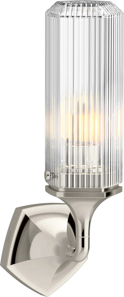 Kohler Occasion Light Sconce Polished Nickel 31775-SC01-SNL