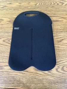 NEW** Built NY Black Neoprene Insulated Two Wine Bottle Holder Carrier ~ No Tags - Picture 1 of 4