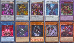 Yugioh Fabled Fiendsmith Deck - Levilazebul Gammajin Ragin Behillmoth Grimro - Picture 1 of 4