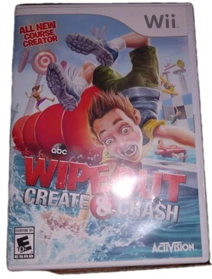 Wipeout: Create & Crash (Nintendo Wii, 2013) NO Manual Tested Fast Shipping  - Image 1 of 3