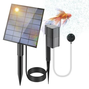 Portable 2 5W Solar Air Pump Eco Friendly Solution for Oxygenating Fish Tanks - Picture 1 of 11