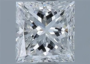 Princess Cut 1.01 CT Cert. AGI Natural Mined Diamond Loose F color VS2 clarity - Picture 1 of 2
