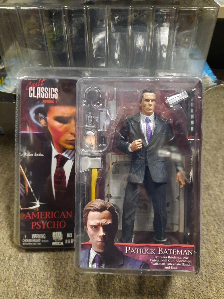 Cult Classics Seties 1 Patrick Bateman American Psycho Figure Sealed Neca 2005 - Image 1 of 4