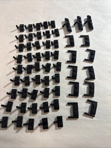 Lote 58 Piezas Lego Brazo Barra Placas Negro 4623 3839 30043 Modificado - Imagen 1 de 3