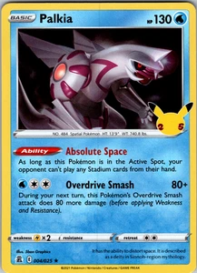 Palkia 004/025 SWSH: Celebrations Holo Rare - NM - Picture 1 of 2