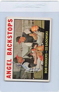 1964 Topps #61 Bob Rodgers Angels Signed Auto *K8992 - Picture 1 of 2