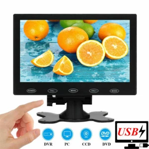 USB Powered 7" LCD PC CCTV Monitor Display Screen HDMI AV VGA BNC 1024*600 - Picture 1 of 12