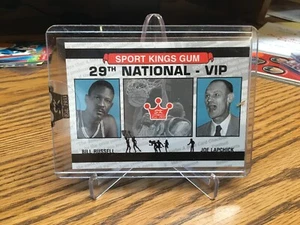 2008 National Convention Sports King Gum VIP Bill Russell/Lapchick carta promozionale - Foto 1 di 2