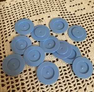 12 blaue Babyflasche Ersatz Dichtscheibe Stopfen für Standard Hals Flaschen - Bild 1 von 2