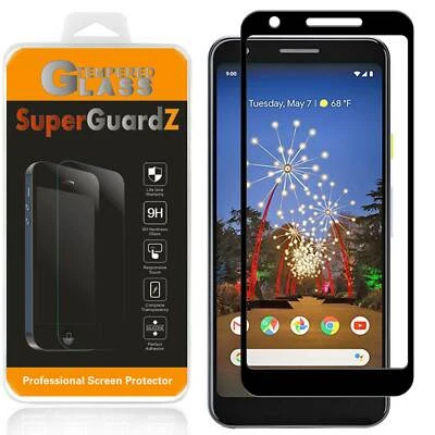 SuperGuardZ FULL COVER Tempered Glass Screen Protector For Google Pixel 3A XL - Image 1 of 4