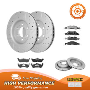 Front & Rear Rotors+ Brake Pads for 2007-2009 Ford Expedition Lincoln Navigator