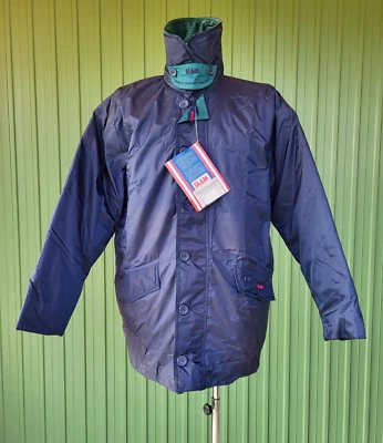 Cerata Jacket SLAM [Size XL] Made in Italy Blu Navy Vintage ANNI 80 (PANINARO) - Immagine 1 di 4