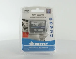 Pretec 4 GB 233x 35MB/s Compact Flash Card (CFS204G) - Picture 1 of 2