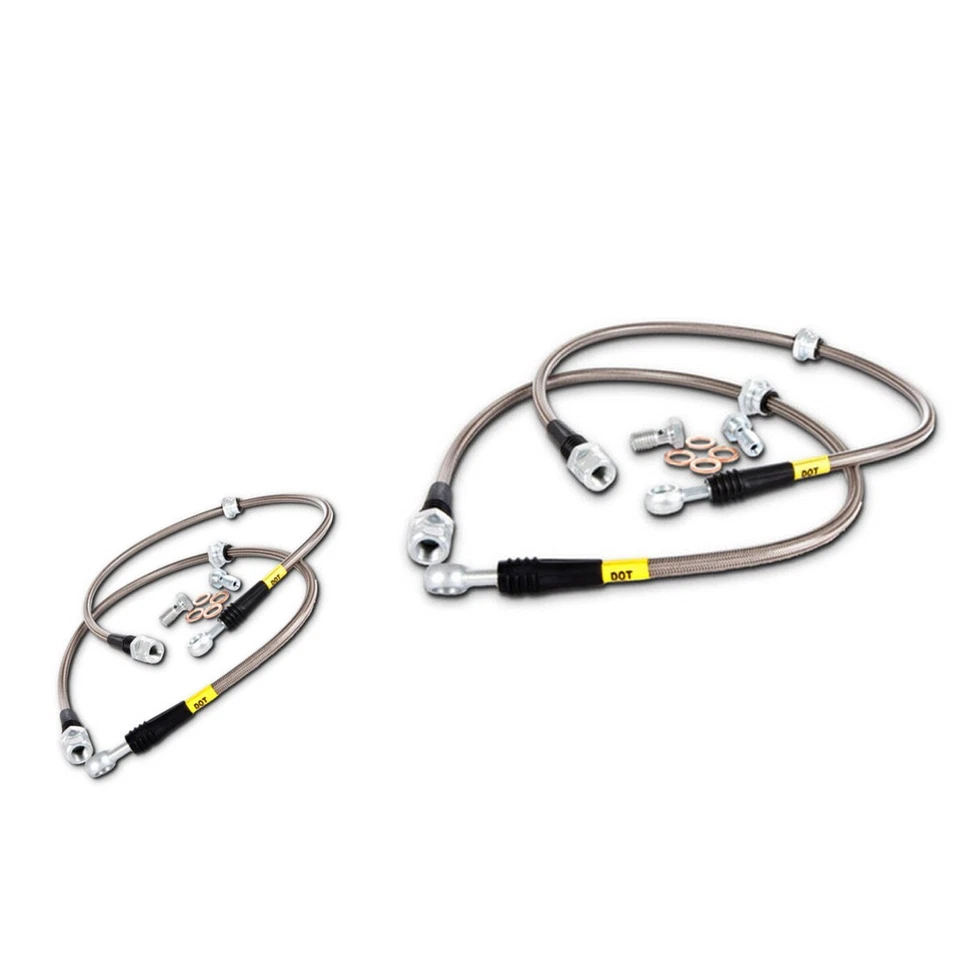 StopTech Stainless FRONT & REAR Brake lines for 2007-14 Infiniti G37 Nissan 370Z - Image 1 of 4
