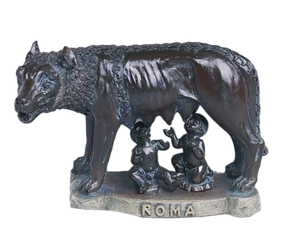 Paben Arte e Storia Lupa Capitolina in Resina 3D Bomboniera Gift Souvenir Roma - Imagen 1 de 1