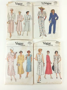 Women Size 8 Uncut FF VOGUE # 9229, 9217, 9211, 9248 Lot 4 Sewing Patterns READ - Picture 1 of 7
