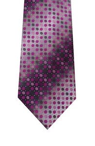 John Ashford pink tie Robin Dot polyester washable new - Picture 1 of 4