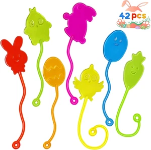 Easter Sticky Hands Bulk 42 PCS Easter Party Favors for Kids Easter Basket Stuff - Picture 1 of 12