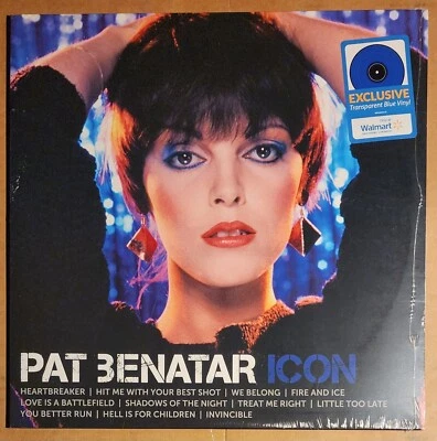 Pat Benatar: Icon - New 1 LP Transparent Blue Vinyl  - Image 1 of 2