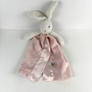 2012 Carrots Bunnies By The Bay Bunny Kids Rabbit Lovey Pink Satin Blanket - Picture 1 of 8