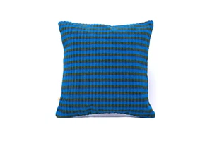 British Rail Bournemouth Blue Moquette Kissen - Bild 1 von 13